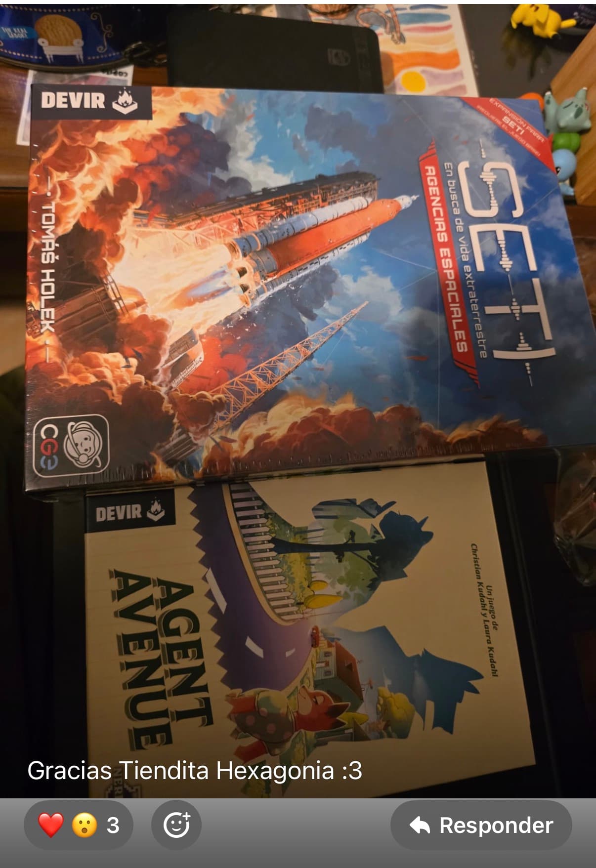 Pedido entregado: SETI y Agent Avenue