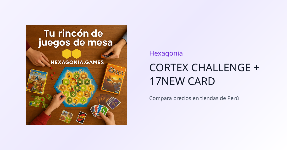 CORTEX CHALLENGE + 17NEW CARD - Compara Precios | Hexagonia