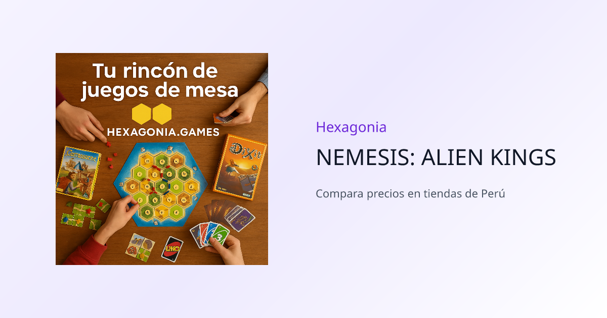 NEMESIS: ALIEN KINGS - Compara Precios | Hexagonia