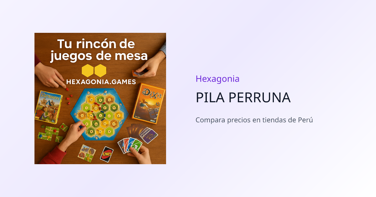 PILA PERRUNA - Compara Precios | Hexagonia